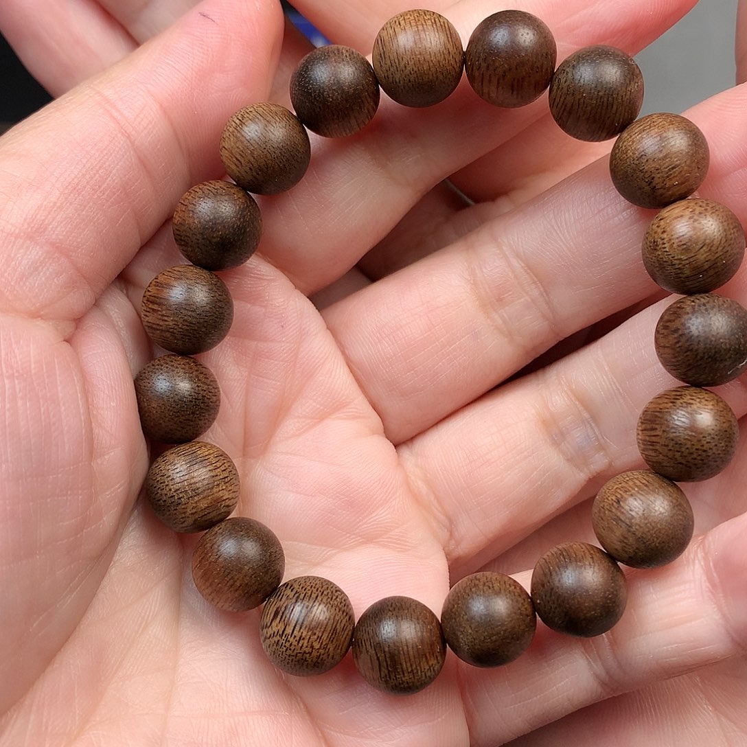 沉香手串越南芽庄白棋楠1.0