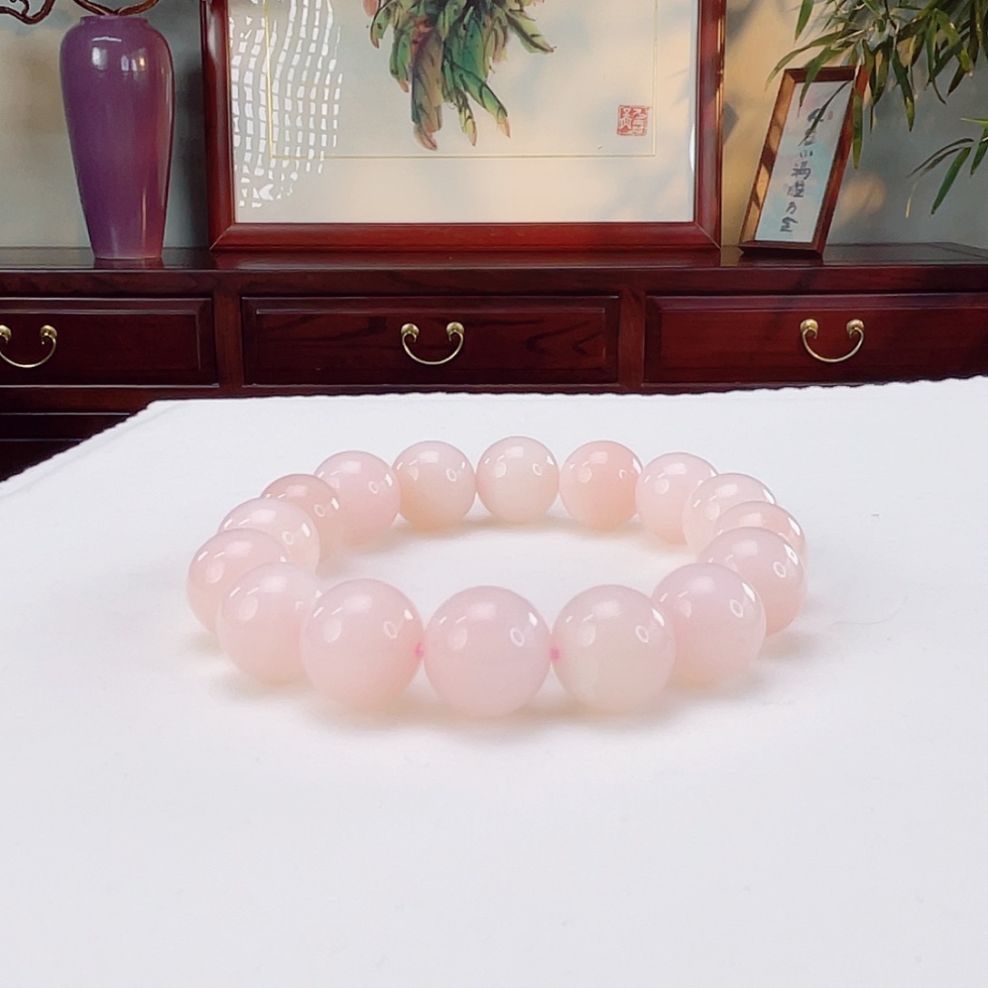 蛋白石手链未镶嵌粉澳宝12.1