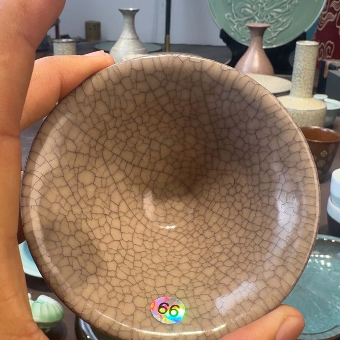 龙泉青瓷微瑕茶具