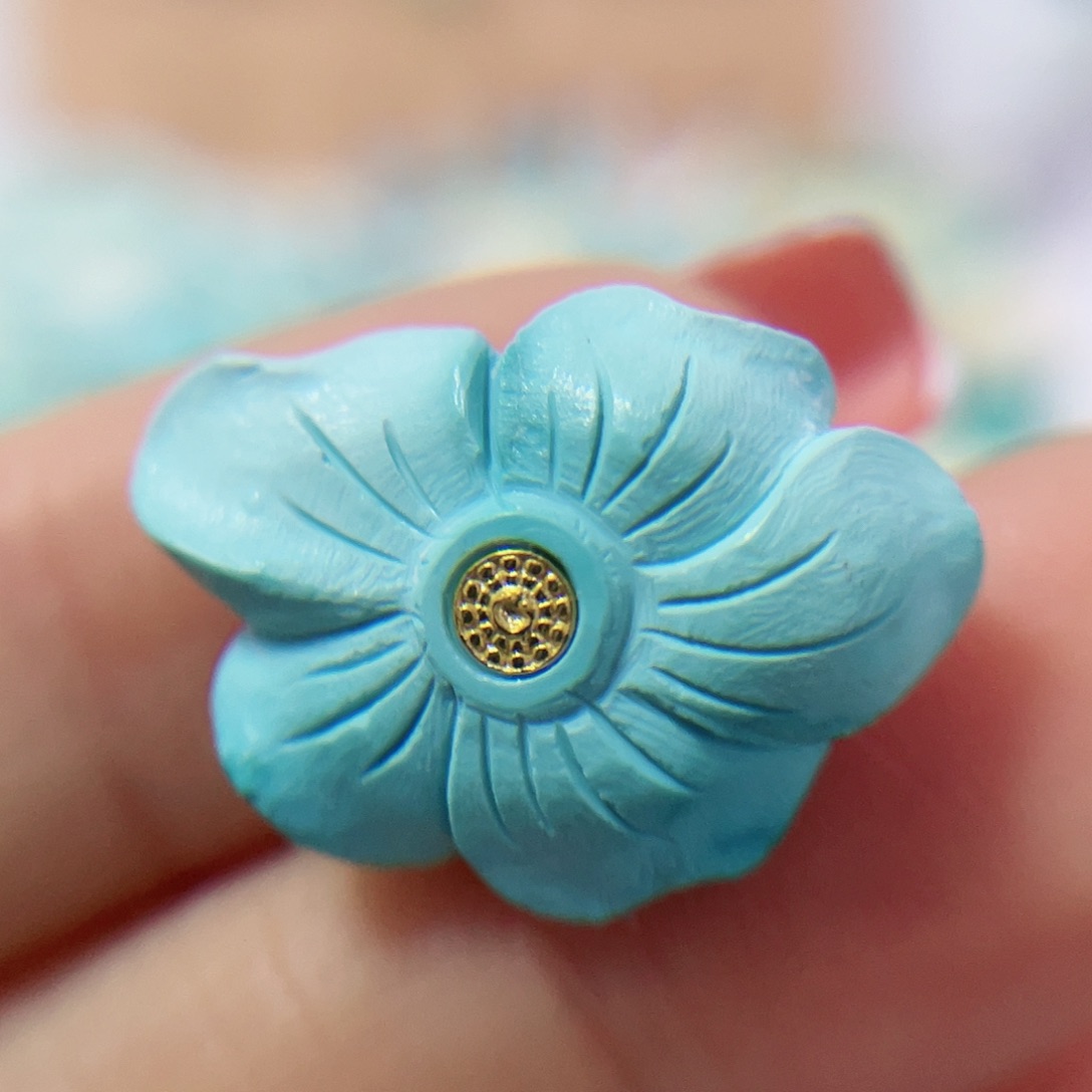 绿松石珠宝奇石未镶嵌