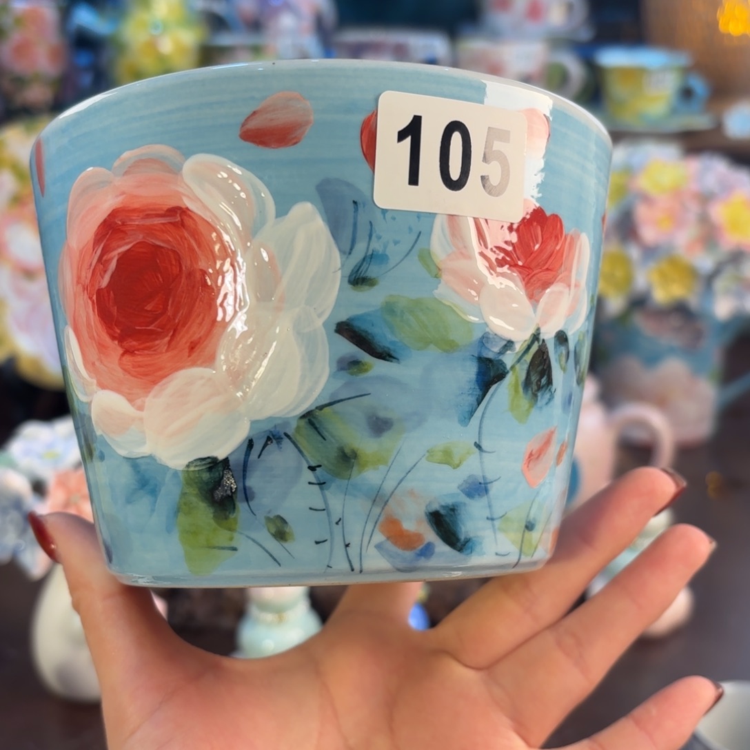 景德镇手绘高温釉下彩陶瓷茶具