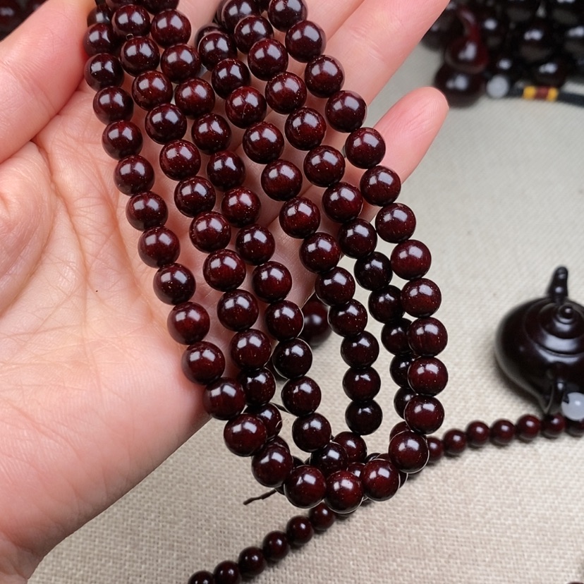 【闪购商品】手串/手链小叶紫檀煙0.8/108