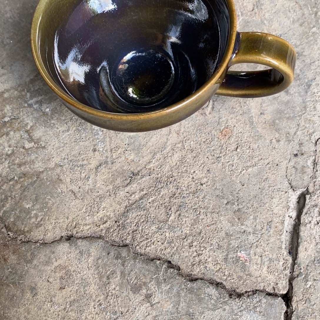 彬***礼浪鬼柴烧 釉鬼柴烧 盘