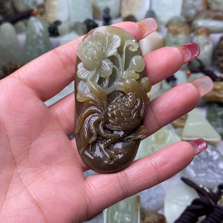 和田玉挂件未镶嵌