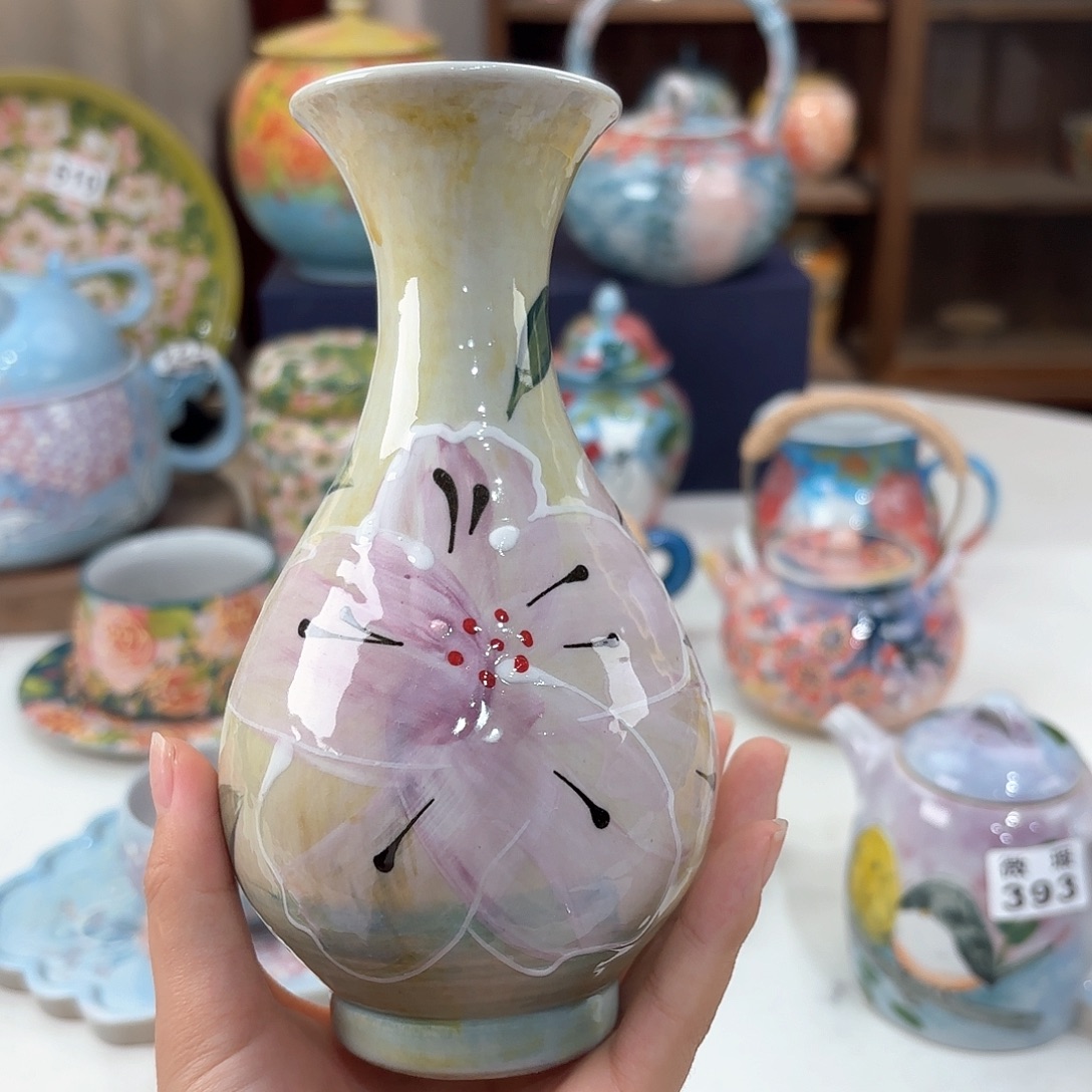 景德镇手绘高温釉下彩陶瓷茶具
