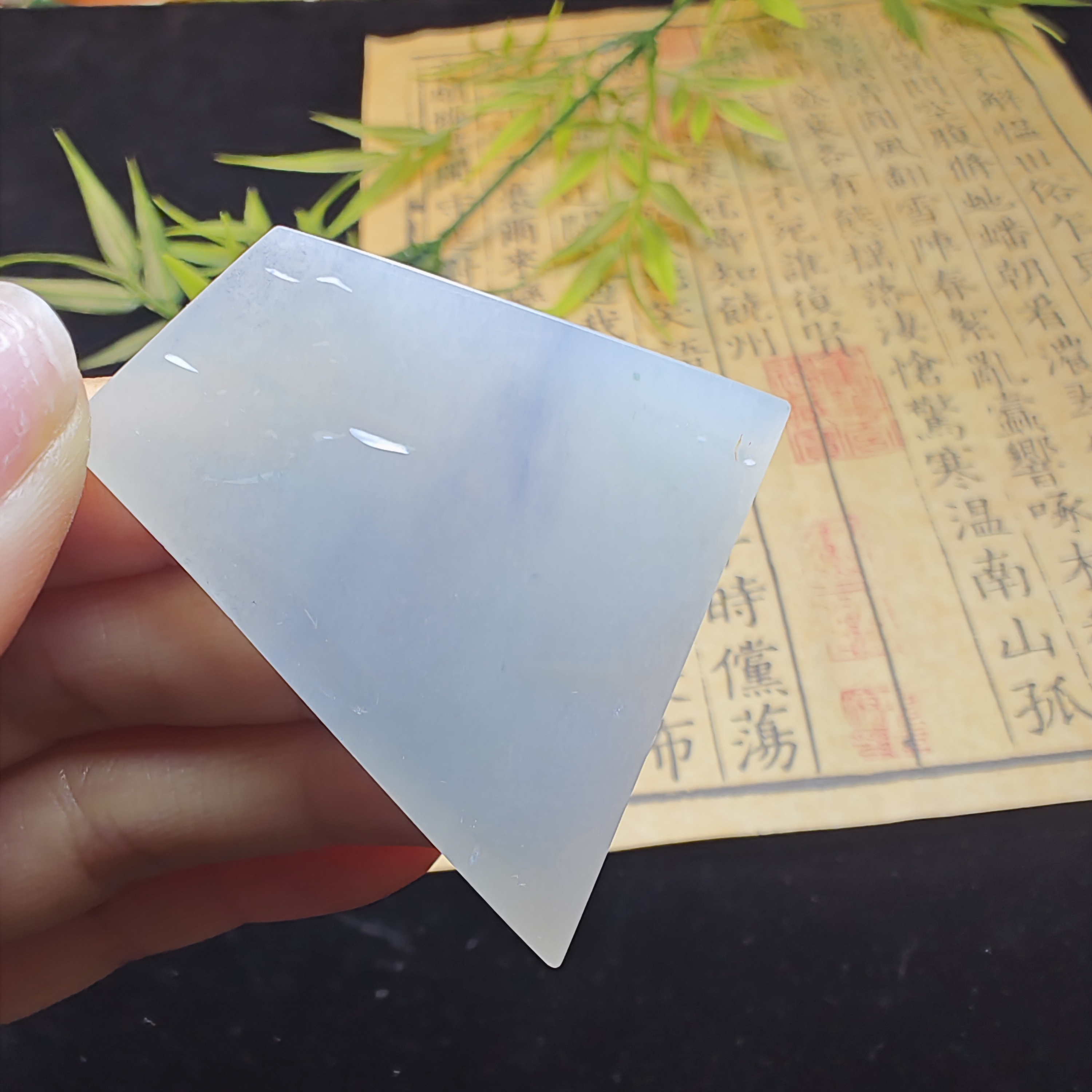 天然a货翡翠定制材料链接，不包工，尺寸41*36.6*6.6
