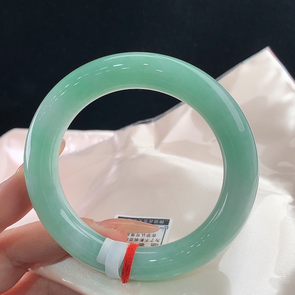 【闪购商品】未镶嵌手镯翡翠黎圆57