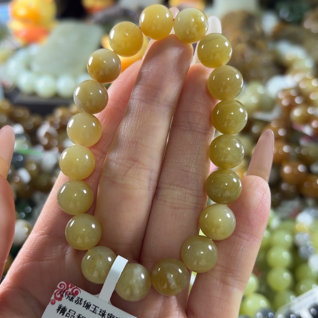 和田玉未镶嵌手链12