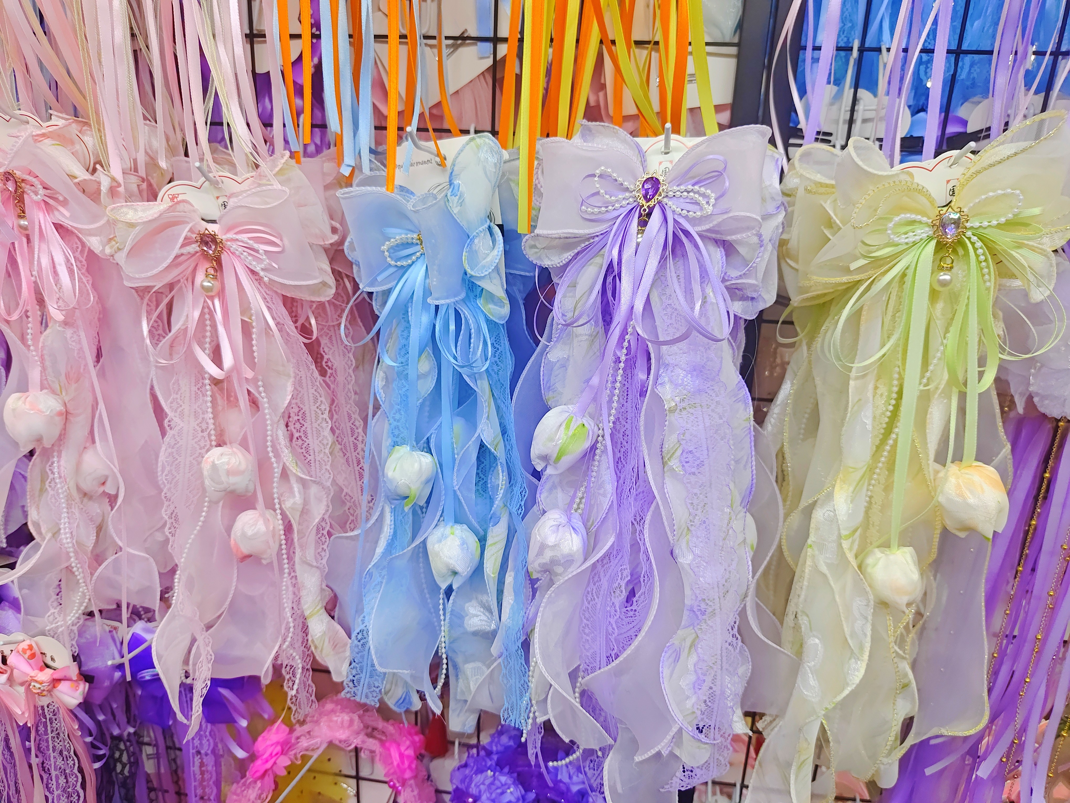 仙女女童可爱发卡儿童公主大飘发夹后压宝宝头饰发饰