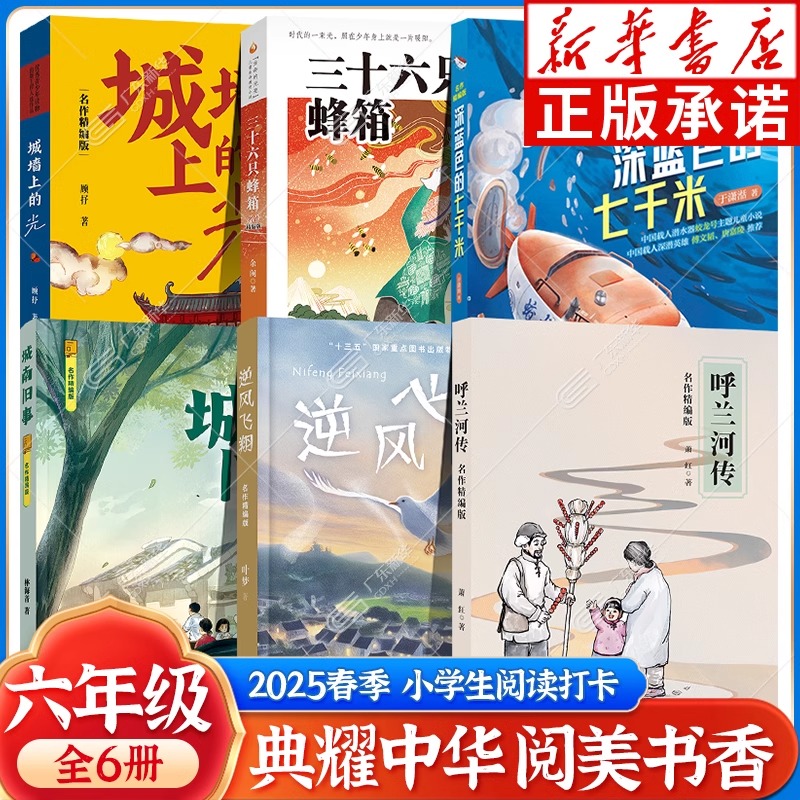 2025春 典耀中华阅美书香六年级 三十六只蜂箱逆风飞翔城南旧事