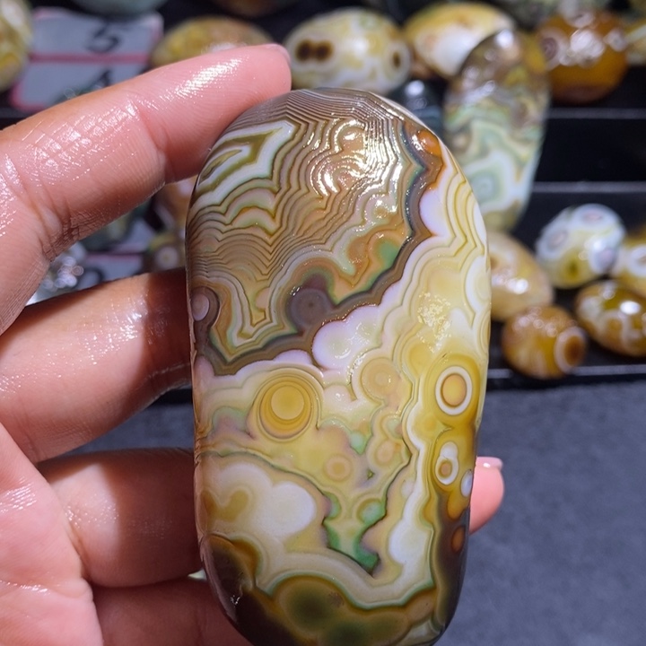 玛瑙/玉髓未镶嵌吊坠(不含链)124