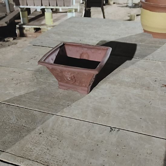 四方斗高11口径18紫色4个瑕