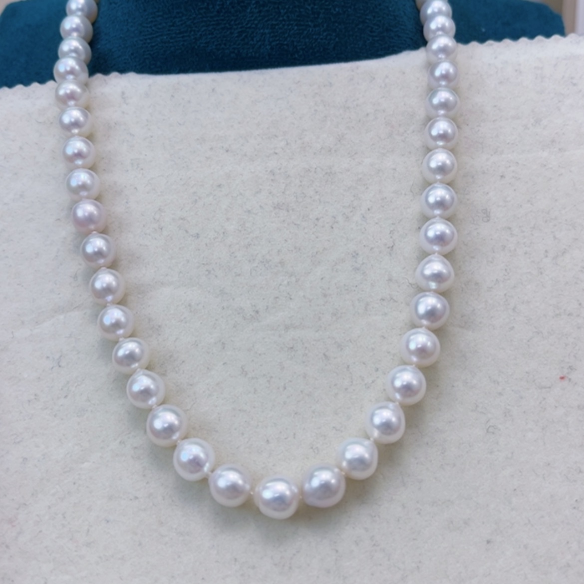 【闪购商品】淡水珍珠颈饰未镶嵌7-8mm 冷光