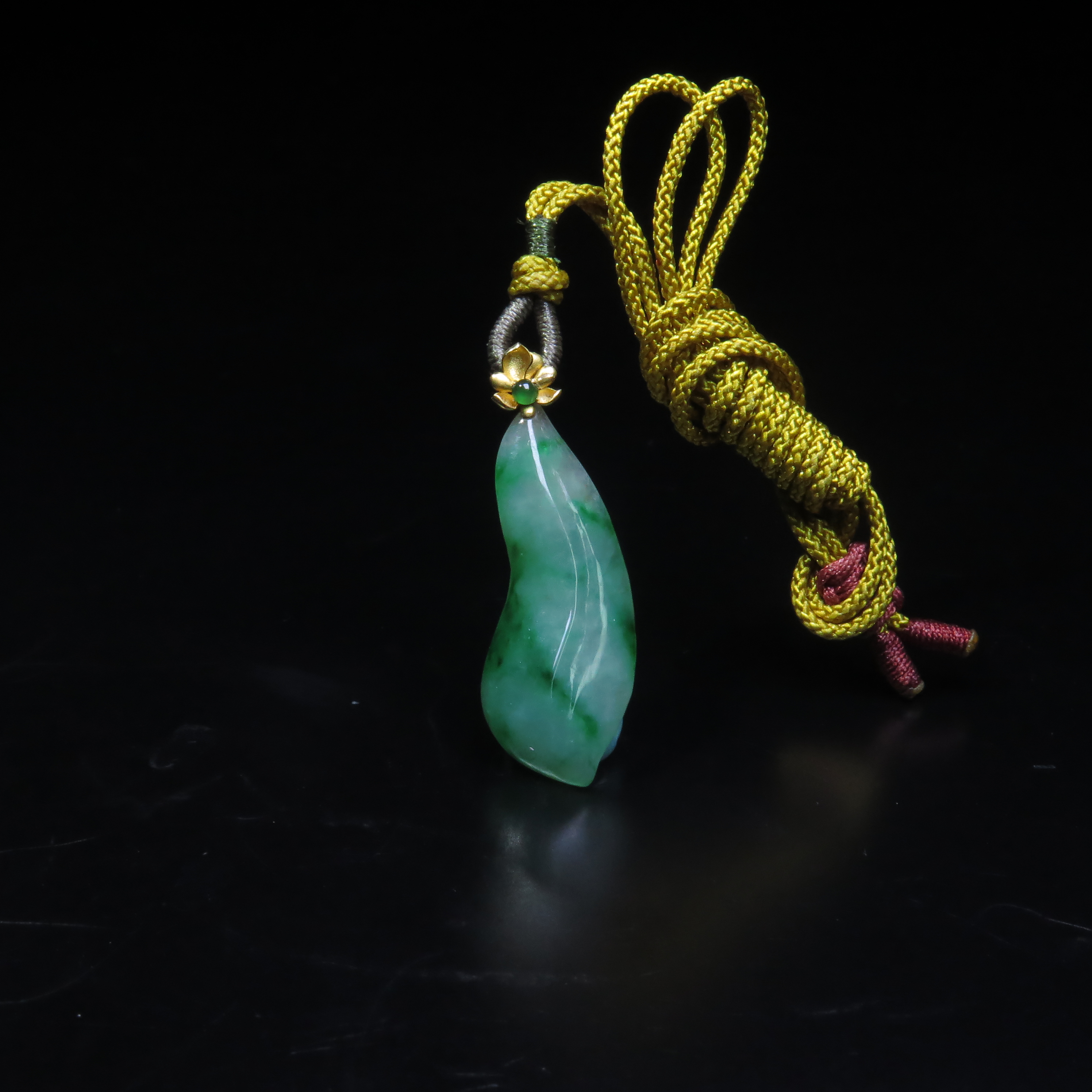 清代翡翠豆荚/MZ553020/翡翠/民族文物