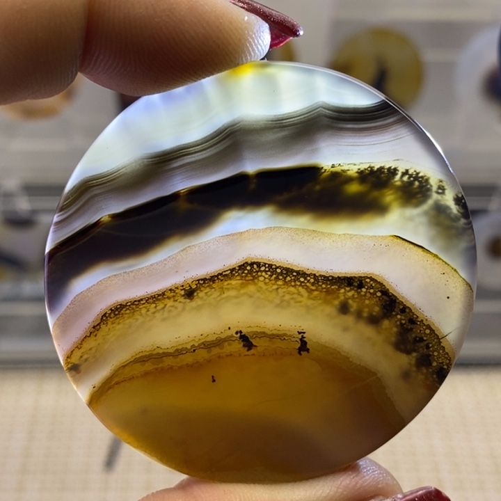 玛瑙/玉髓未镶嵌颈饰