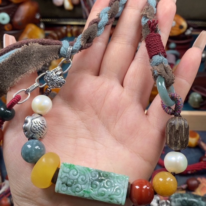 【闪购商品】翡翠颈饰未镶嵌项链