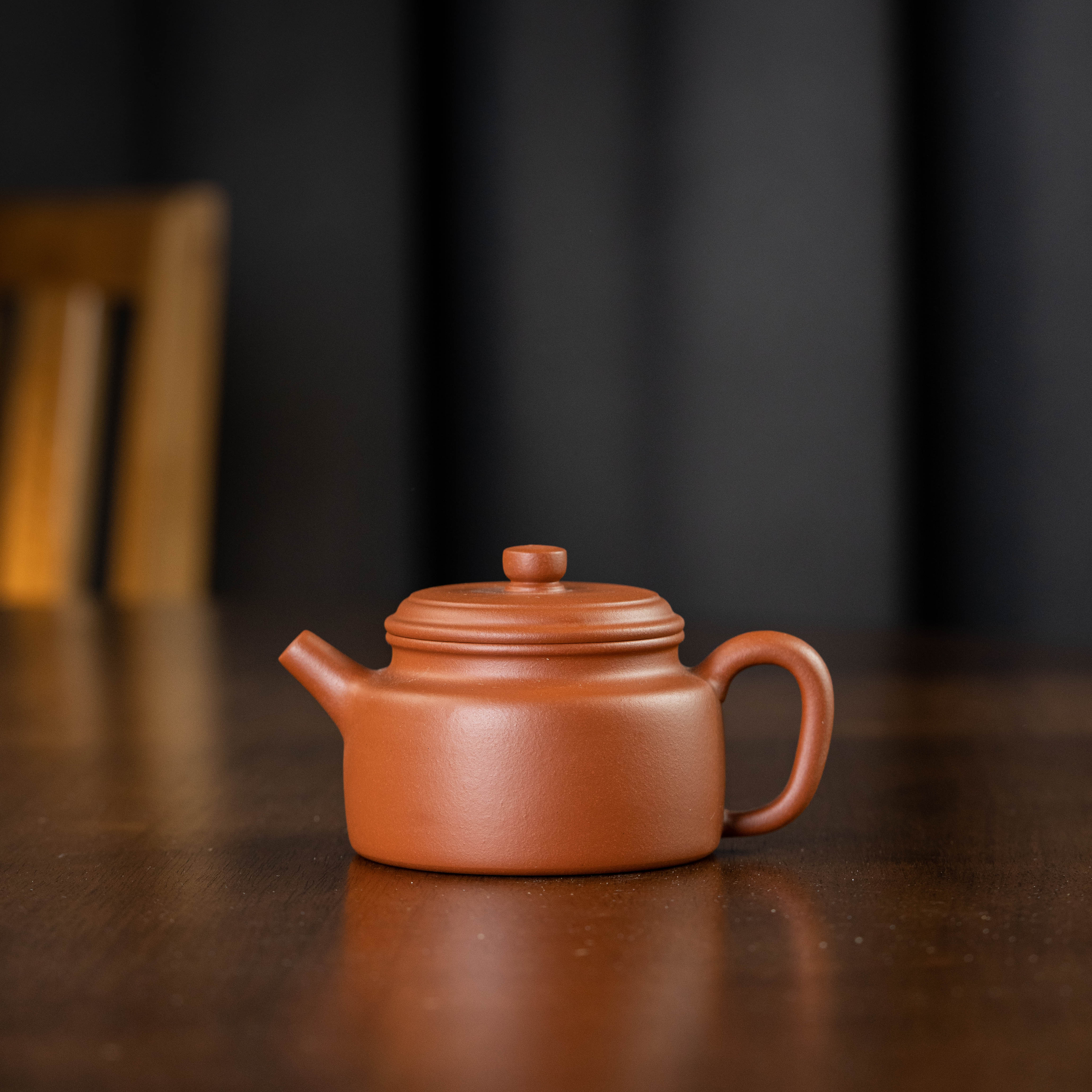 珽珽茶器 德钟 小红泥 185cc家用紫砂壶