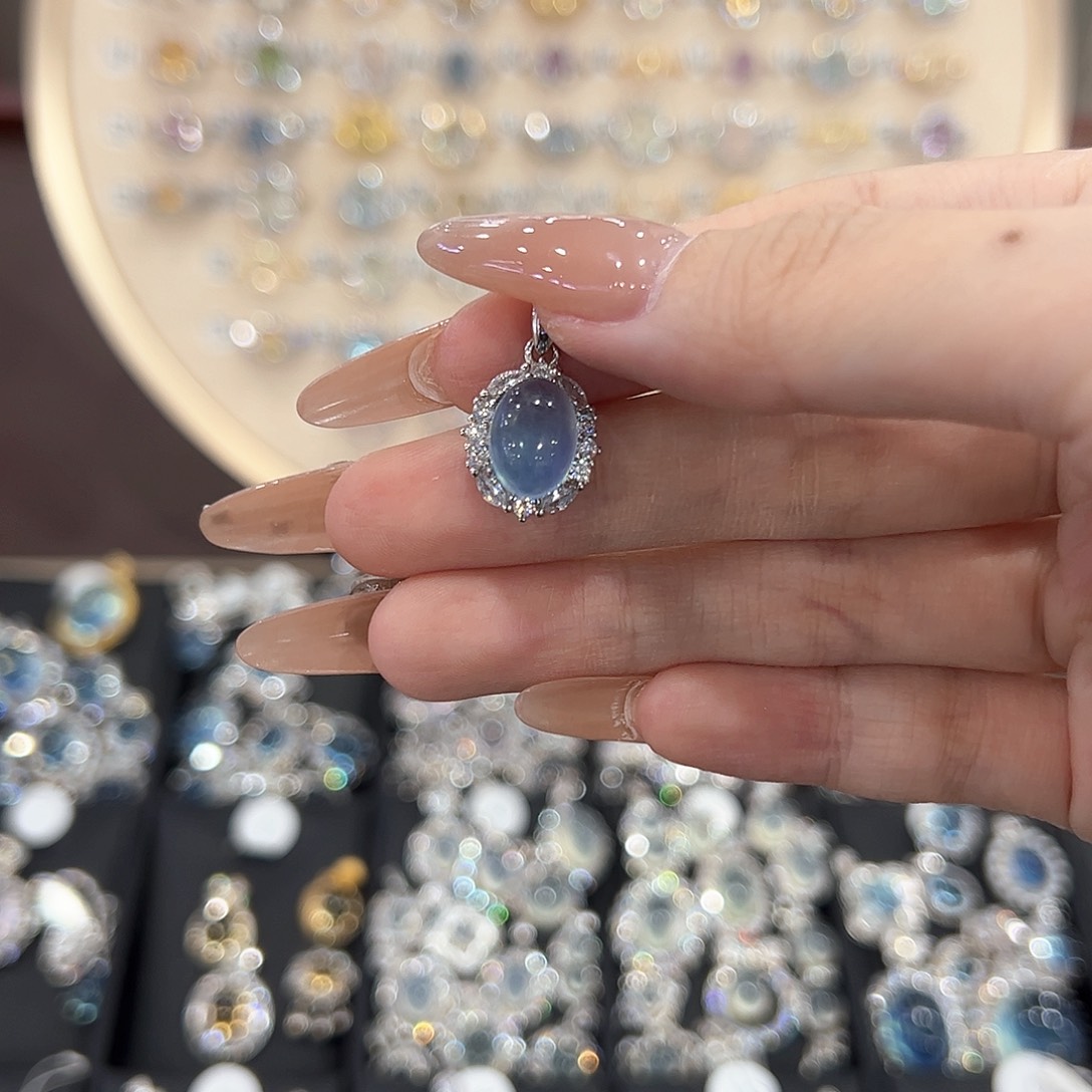 蛇纹石玉银S925镶嵌戒指爱****、