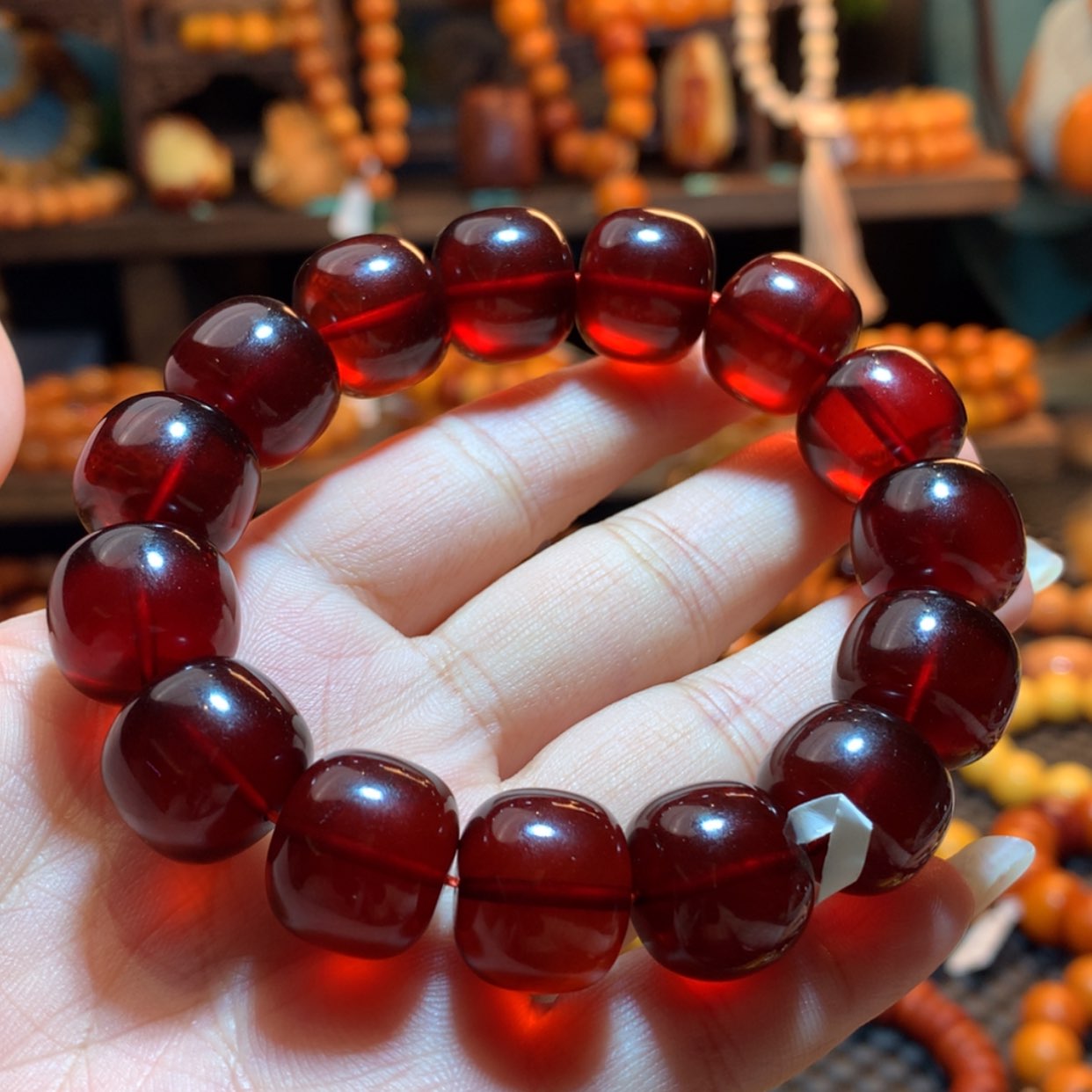 【闪购商品】手串血珀未镶嵌血珀手串