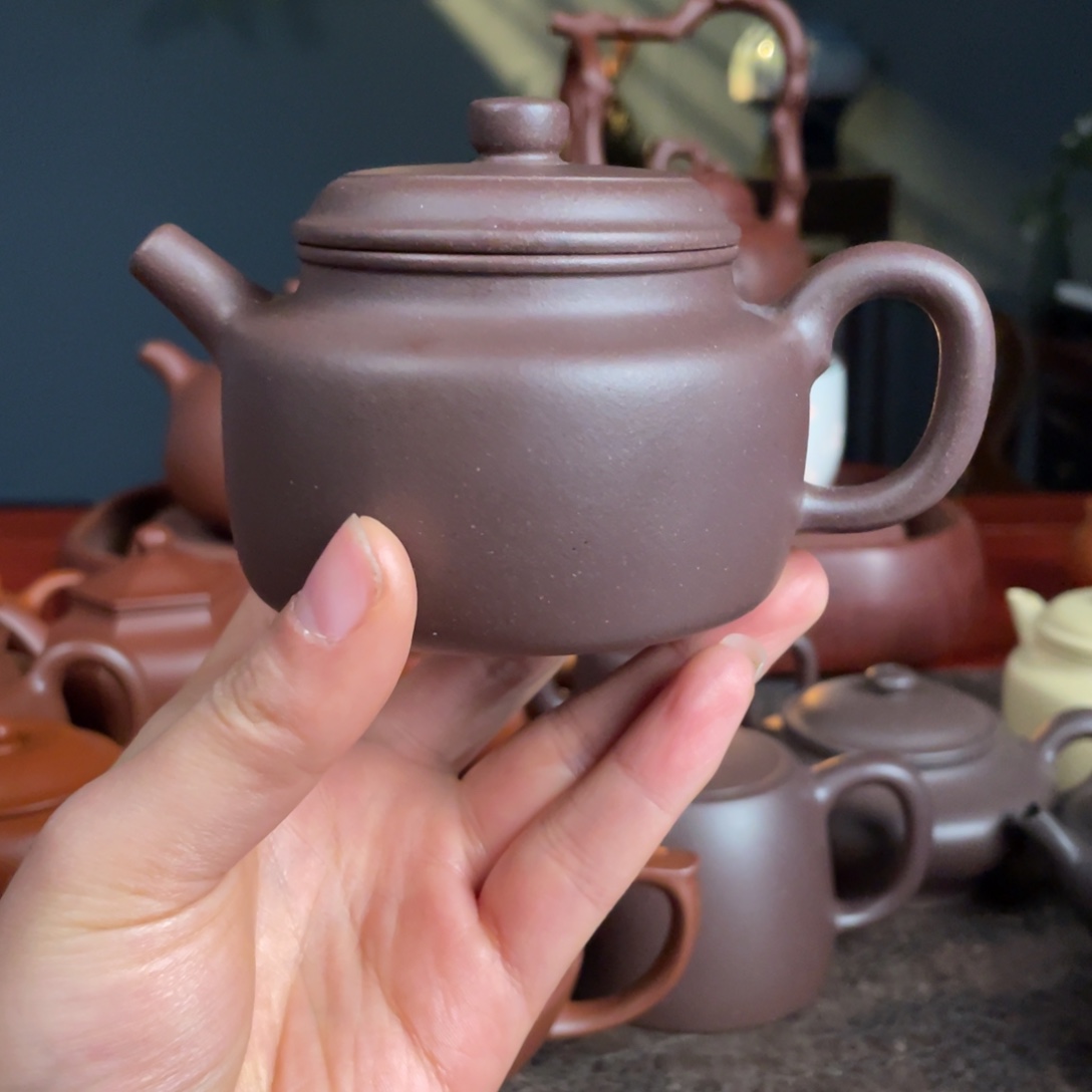 华***修紫砂茶壶半手工18581