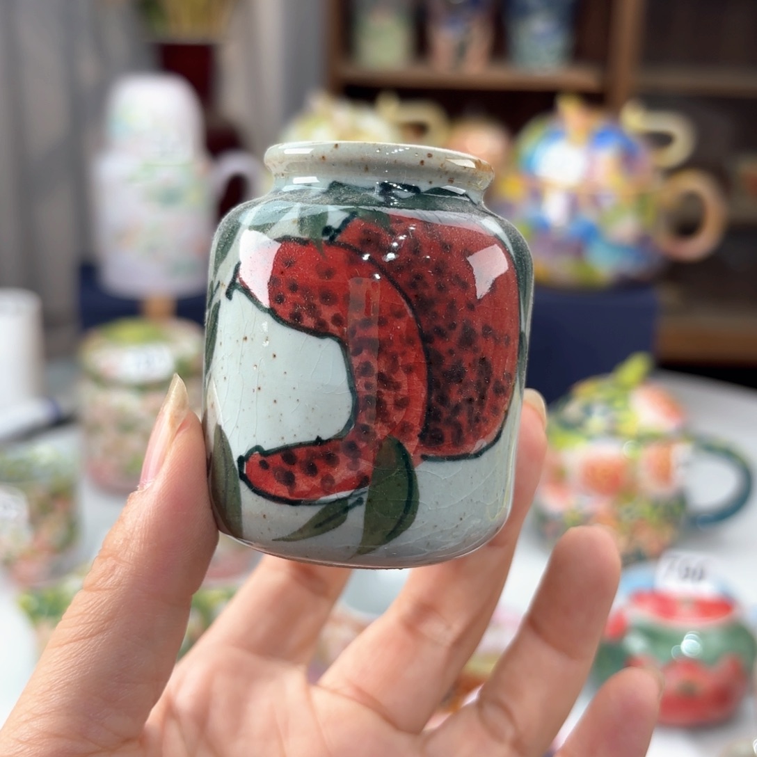 景德镇手绘高温釉下彩陶瓷茶具