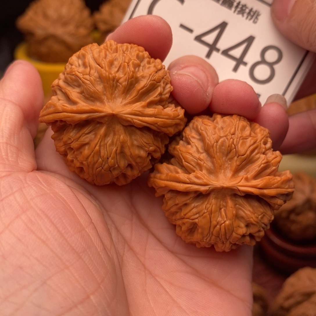 文玩核桃把件苹果38