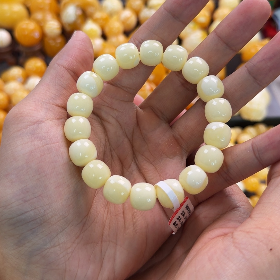 琥珀未镶嵌珠宝奇石12mm同料