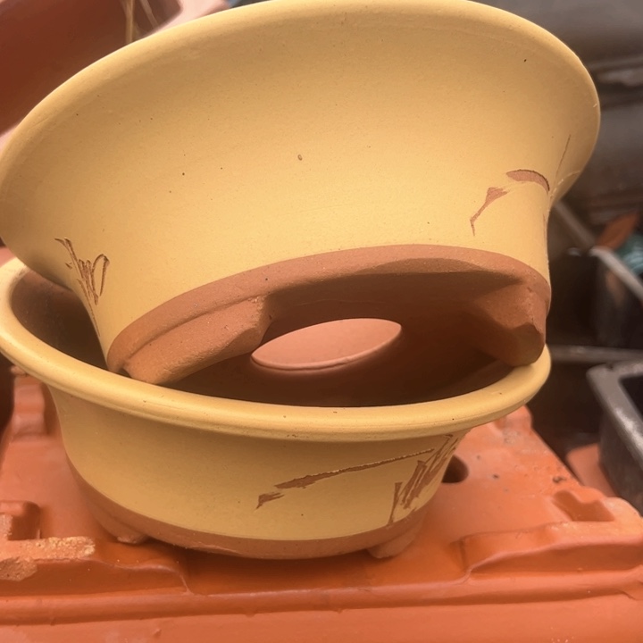 红陶紫砂碗盆口22