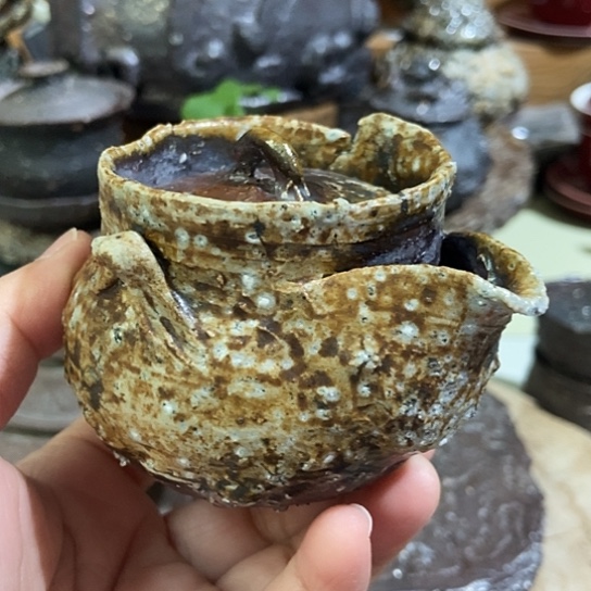 杯磨盖子磨底部介意勿拍柴烧裸烧手作品