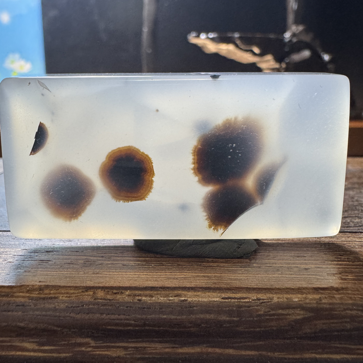 天然海玉草花冰底 尺寸57*28*10