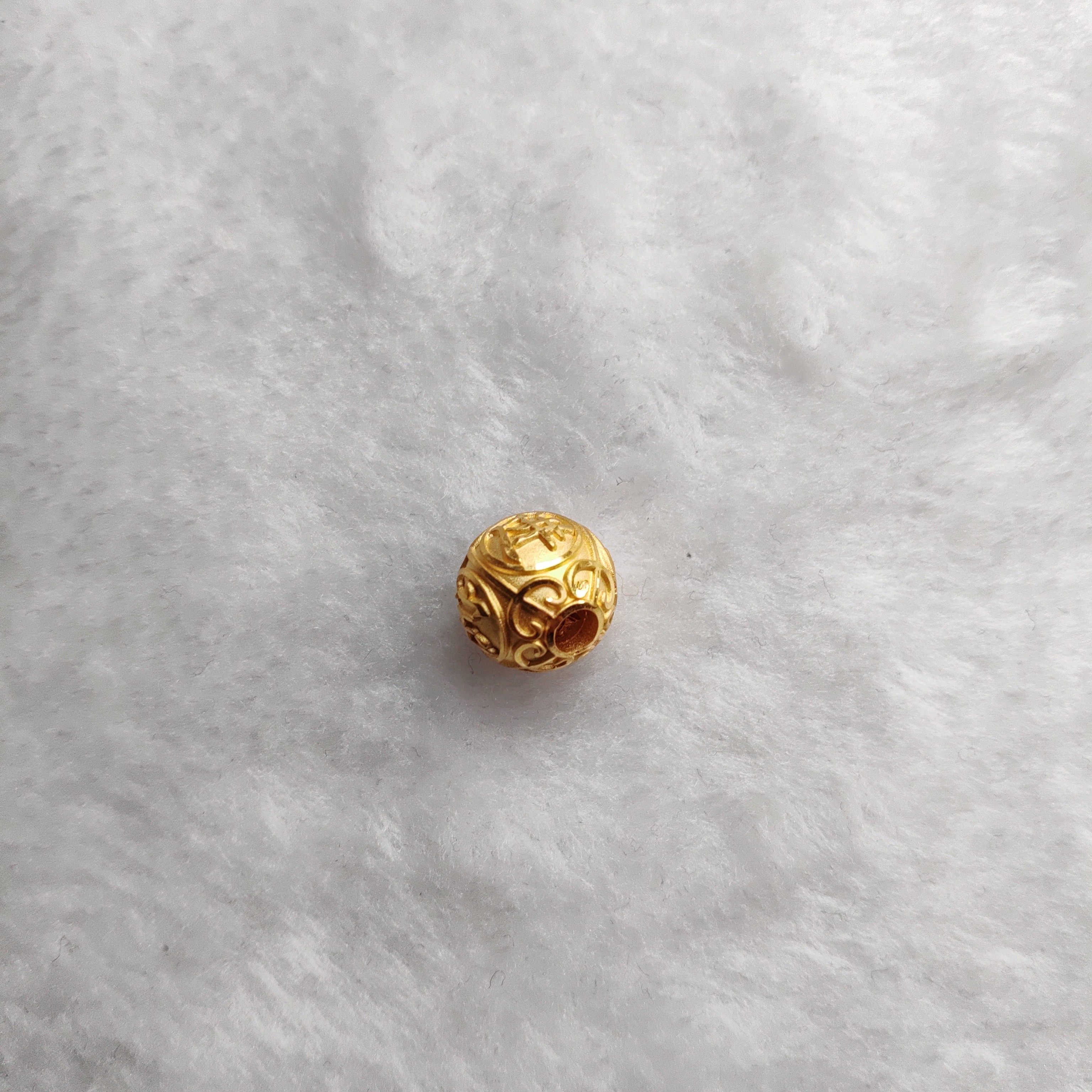 金元宝足金999貔貅珠子首饰