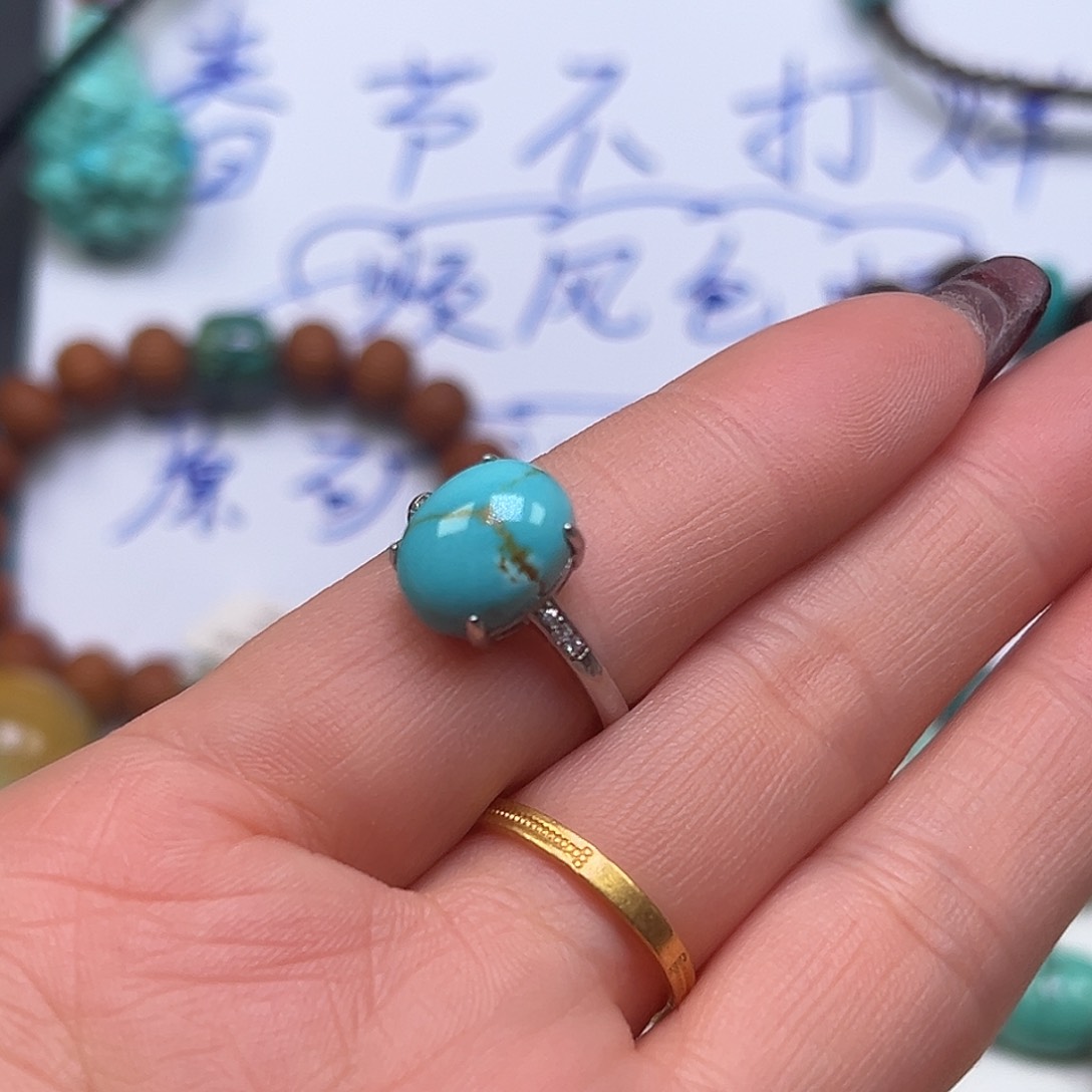 绿松石珠宝奇石未镶嵌幸****的