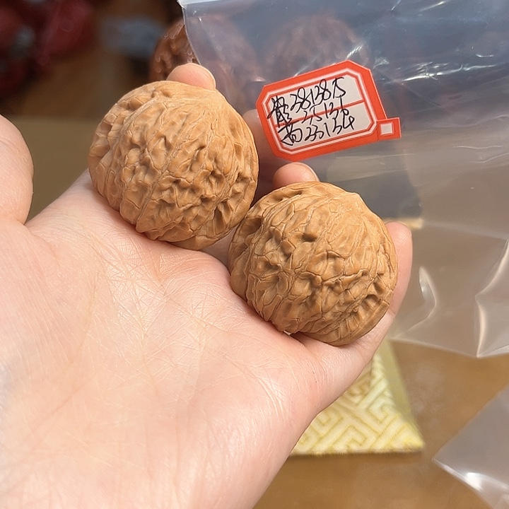 把件文玩核桃非嫁接将军帽