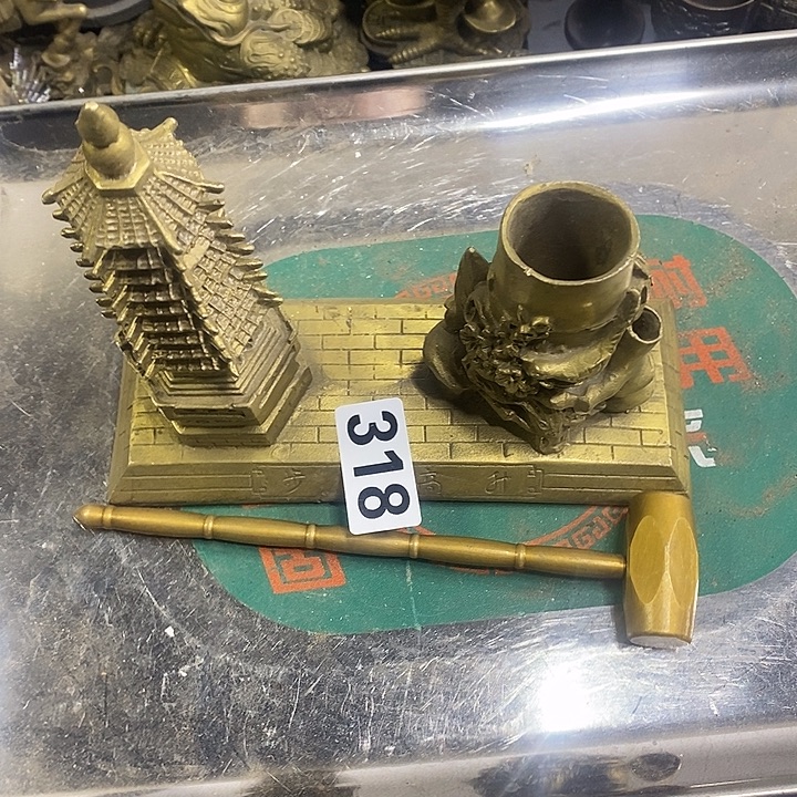 兰***蝶闪电购铜摆件工艺品318