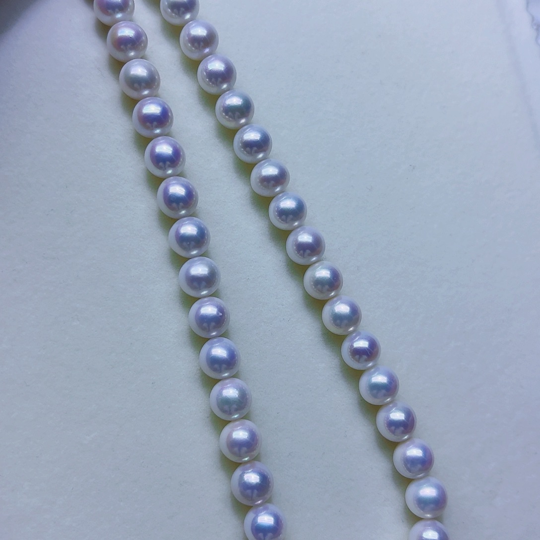 颈饰银S925镶嵌淡水珍珠