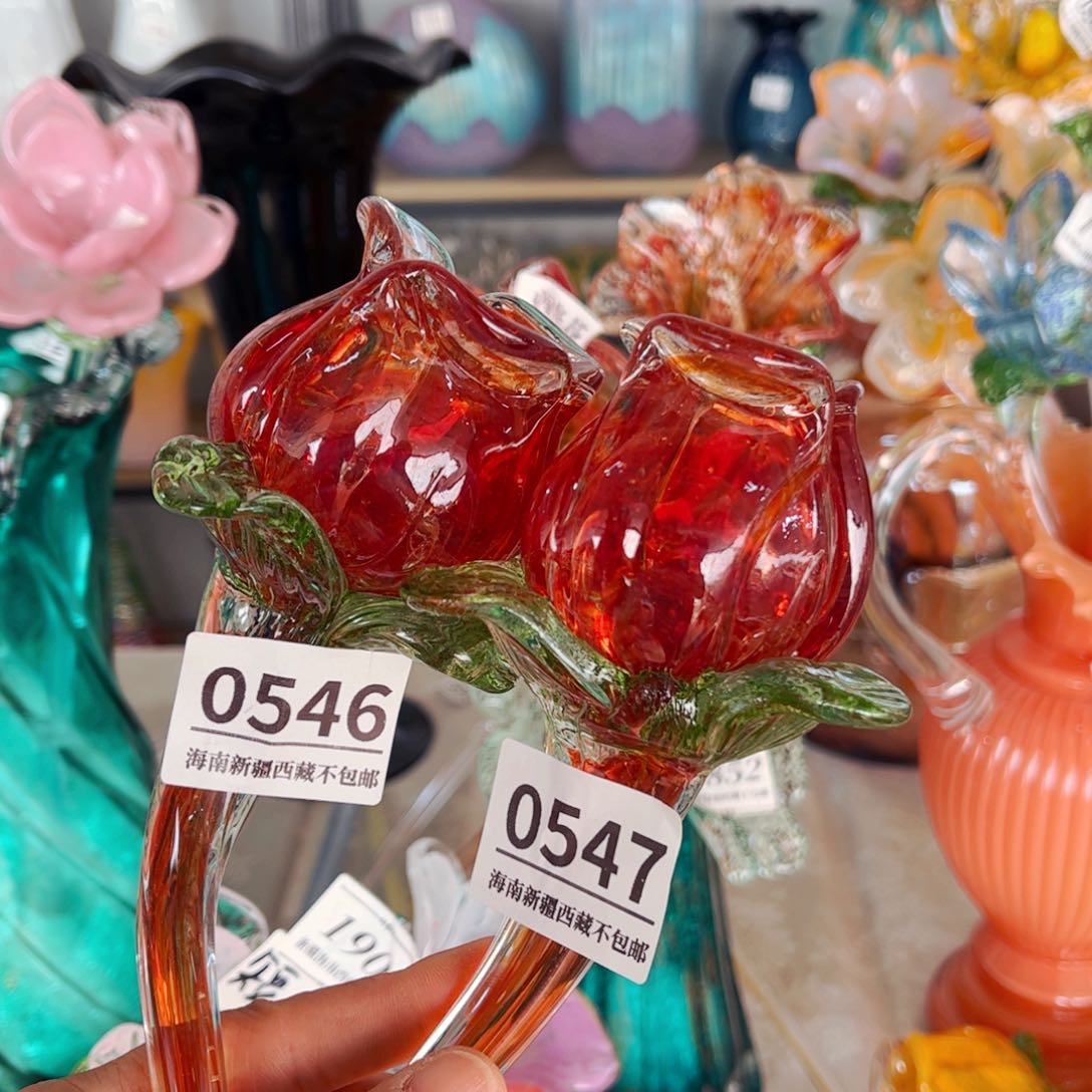 琉璃花2支 0547 0546 家悦美居花瓶摆件