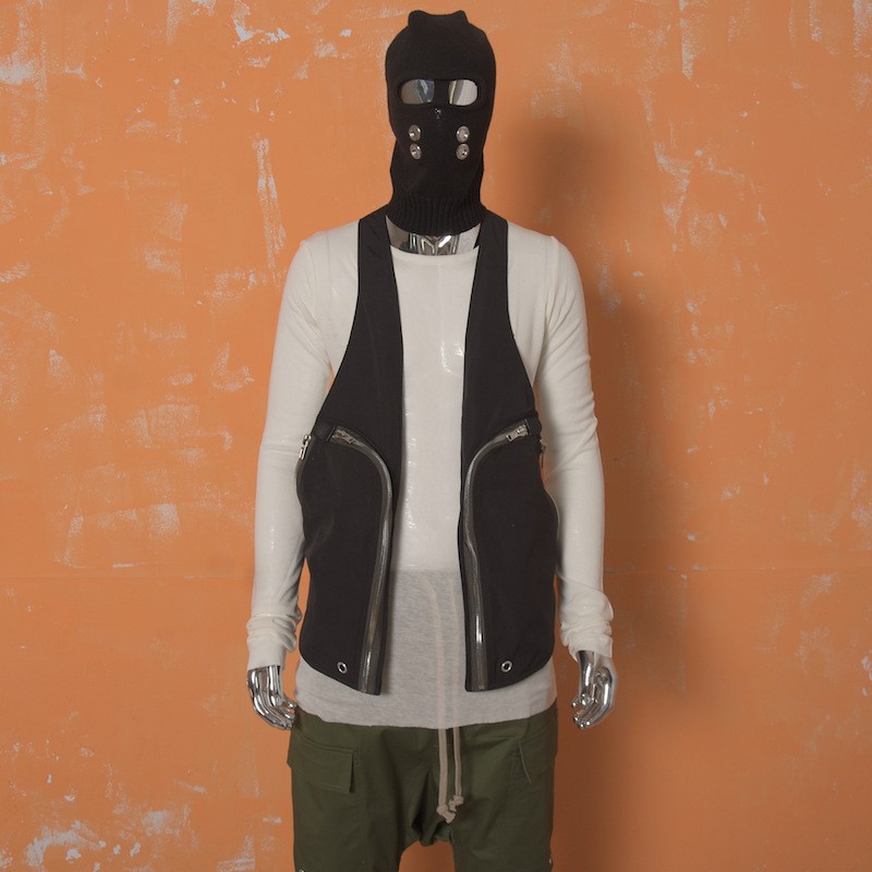 RO男女同款个性马甲战术背心拉链装饰百搭高街青少年时尚街舞潮牌