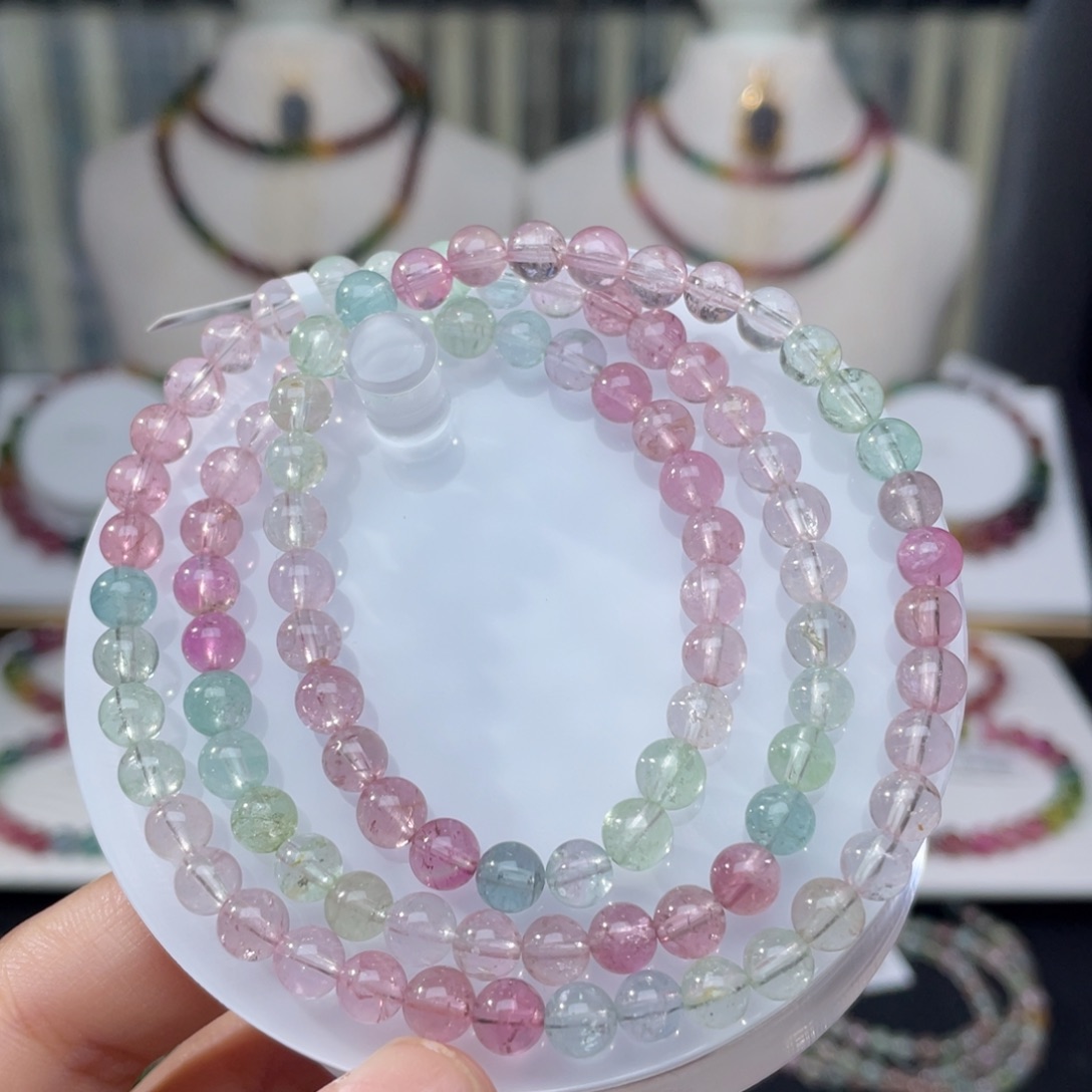 手串未镶嵌碧玺5.8mm±