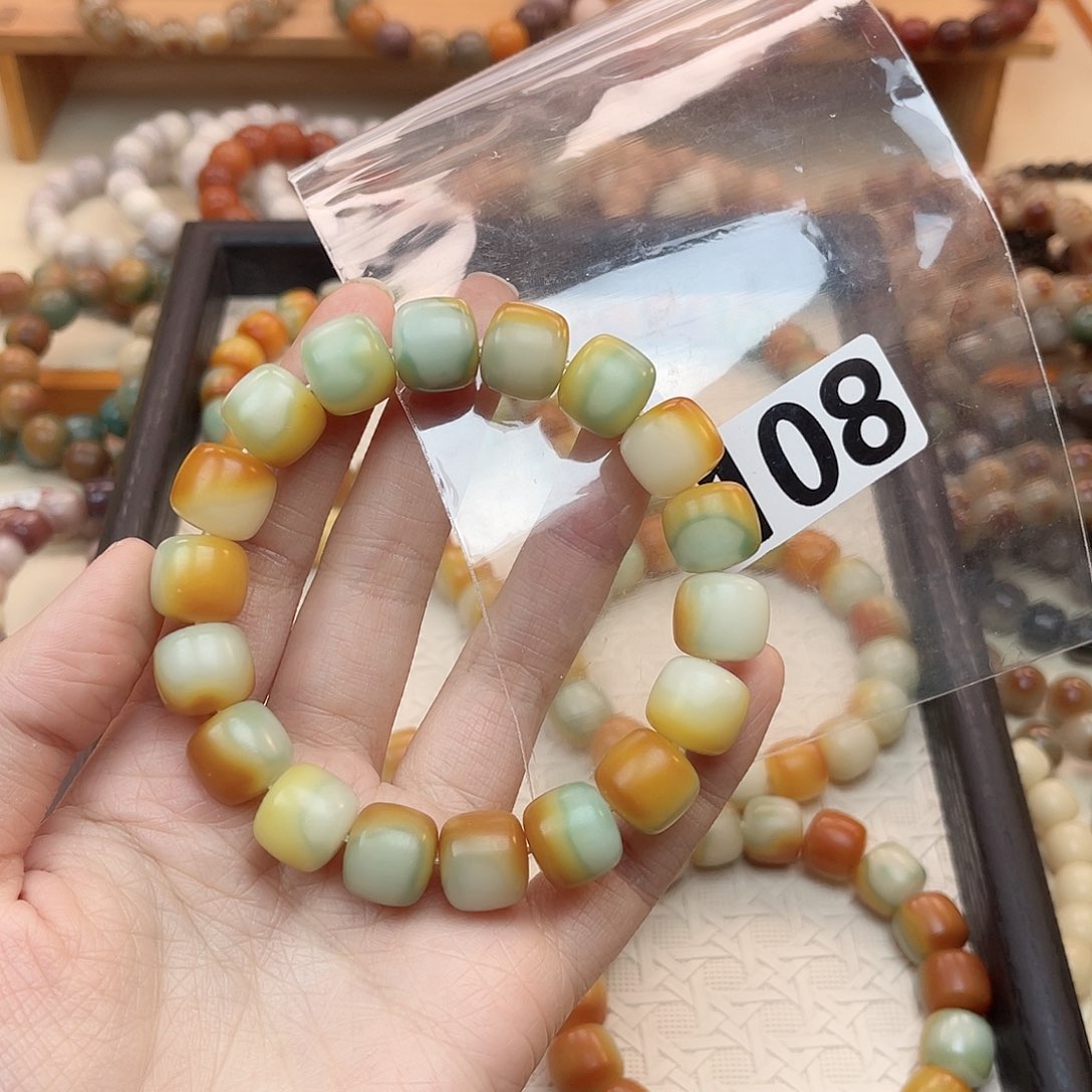 手串白玉菩提抽***了108