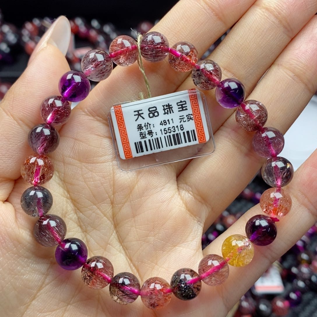 水晶手绳未镶嵌超七155318