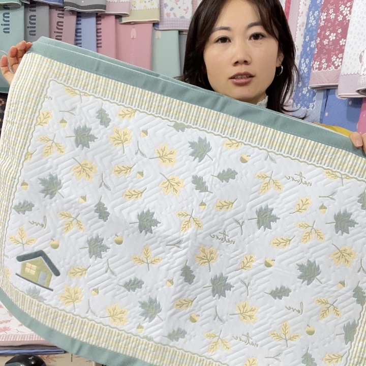 棉特价促销绿色枫叶