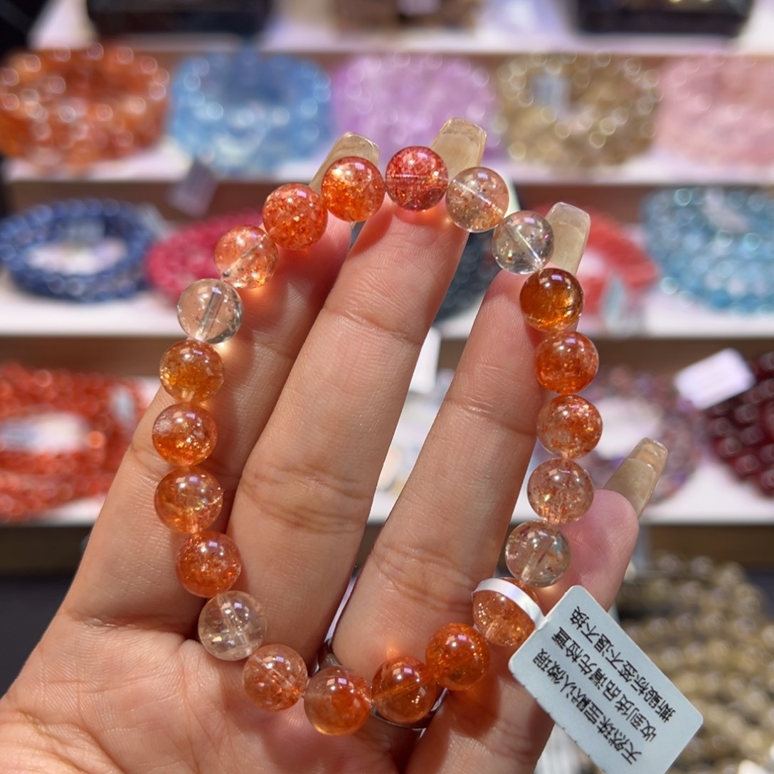 长石手串未镶嵌祖宗级高货阿鲁沙8.8