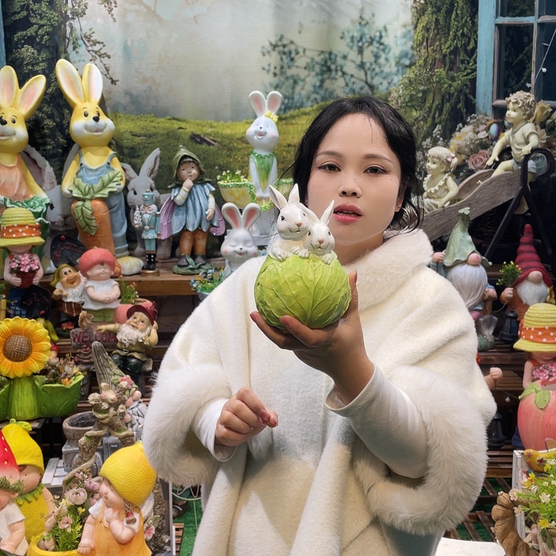 摆件花园摆件红红火火