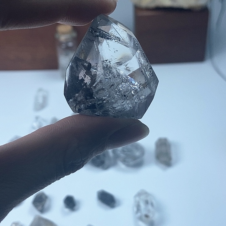 水晶颈饰未镶嵌闪灵钻