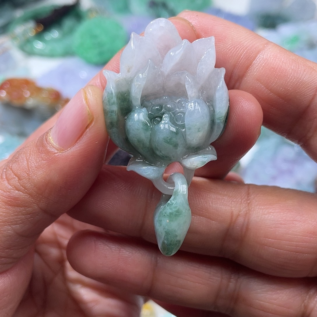 颈饰未镶嵌翡翠翡玉缘翡翠