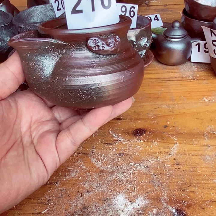 紫砂茶杯柴烧纯手工210