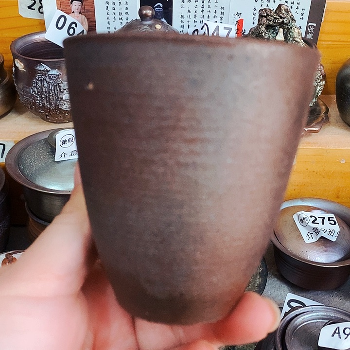 紫砂茶杯柴烧纯手工959