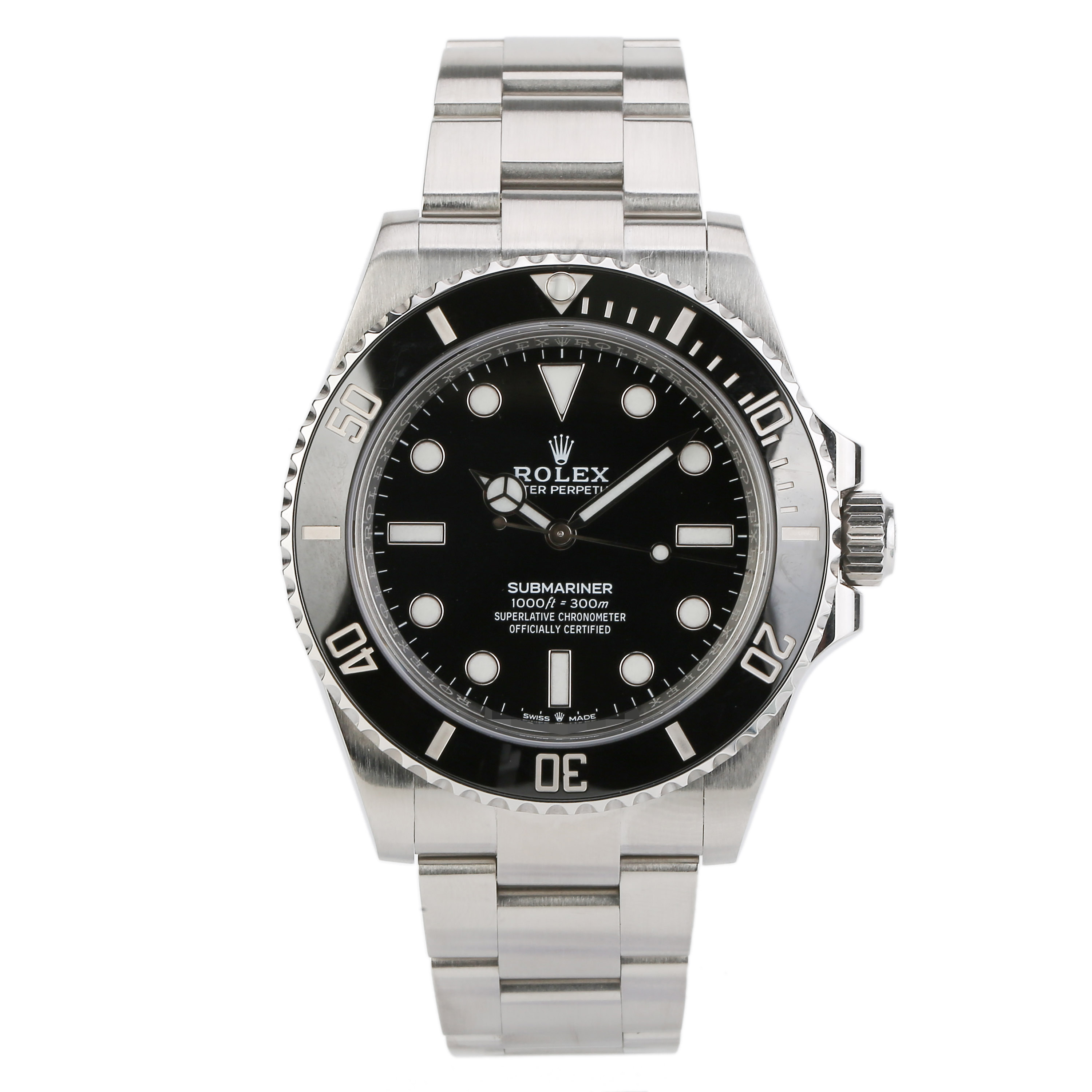 全新未使用 Rolex/劳力士 25年全套/劳力士潜航者型124060无历黑