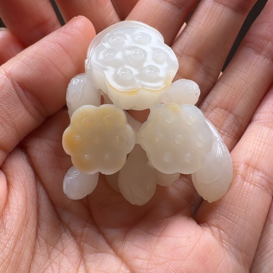 和田玉未镶嵌颈饰老****汇