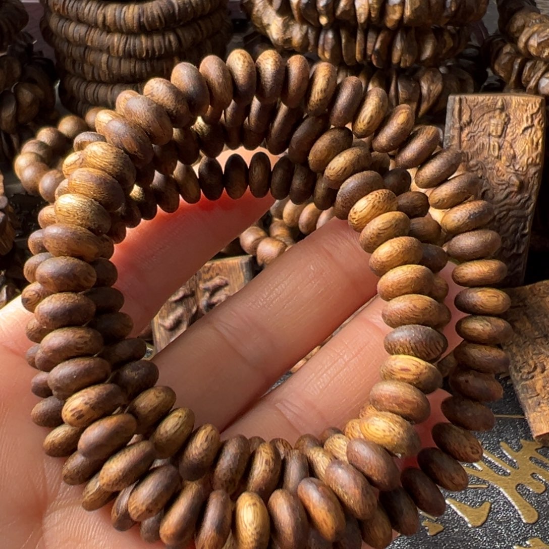 手串沉香0.8奇楠算盘珠多圈